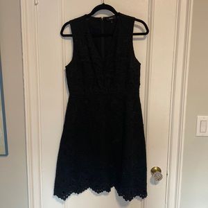 Black theory eyelet dress